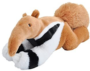 Wild Republic Ecokins Mini, Ameisenbär, Plüschtier, 20 cm, Geschenk für Kinder, Plüschspielzeug, Füllung besteht aus recycelten Wasserflaschen, umweltfreundlich