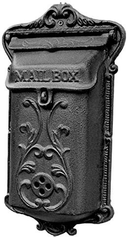 Boîte aux Lettres Murale en Fonte boîte aux Lettres boîte aux Lettres décorative Vintage pour Bureau à Domicile décoration de Porte d'entrée extérieure intérieure Small Gift