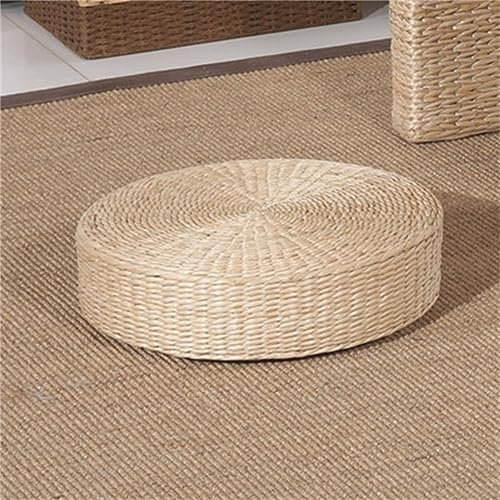 HJDSUDU Japanischer Tatami-Bodentisch, Niedriger Tisch, Altartisch, Couchtisch Aus Holz, Handgeflochtener Beistelltisch Aus Korbgeflecht, Tragbarer Altartisch Aus Holz,A