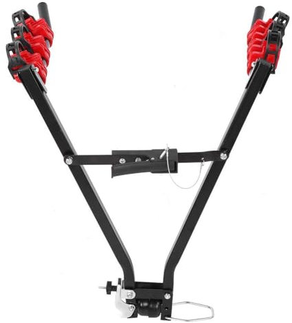 Xcello Portabiciclette per Auto in Acciaio Resistente, Portabiciclette da Traino per 3 Biciclette, vestibilità Universale