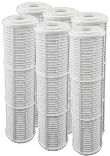 FILTROTECH Filtereinsatz Vorfilter 10 Zoll 150 Mikron waschbar, 6 Stück