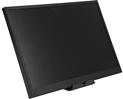 ASHATA 15in LCD Monitor,1280x800 Ultra HD Computer Monitor,Ultra Thin Gaming Monitor,Portable Desktop Computer LCD Screen with Leather Case,for Gaming,Work