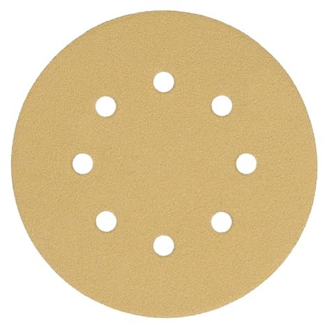 Milwaukee 10 Dischi Abrasivi Ø125mm per Levigatrice Rotorbitale 8 Fori Grana 40
