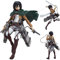 Tongyundacheng Anime Figures Levi Eren Jaeger PVC Action Figure Model 15cm Cartoon Characters PVC Collectible Statue Home Desktop Decoration