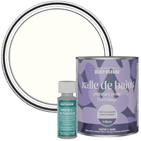 Rust-Oleum Pink Water-Resistant Bathroom Tile Paint In Gloss - Sweet Nothing 750ml