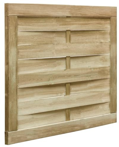 Homgoday Gartentor Gartentür Hoftor Holztor Zauntor Gartenflügeltor Zauntür Einzeltor Hoftür Einfahrtstor Tür für Garten Tor Gartenpforte Imprägniertes Kiefernholz 100x75 cm Grün