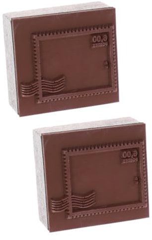 DIYEAH 2stücke Retro Holzstempel Für Diy Scrapbooking Vintage Design Dekorativer Journal-stempel Für Bastelarbeiten Personalisierte Einladungskarten Und