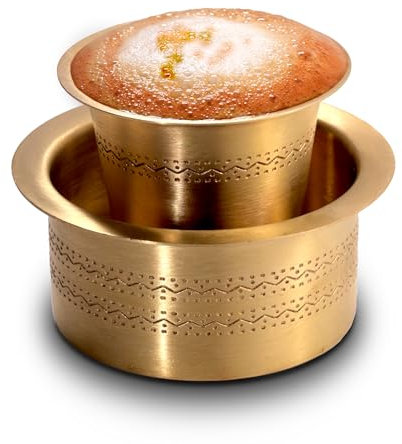 Samyuktha Brass Dabara - Etched | Matt (Medium)