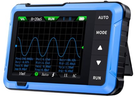 Azxcvbnm Oscilloscope numérique portable DSO510 Générateur de signaux multifonction avec connectivités USB