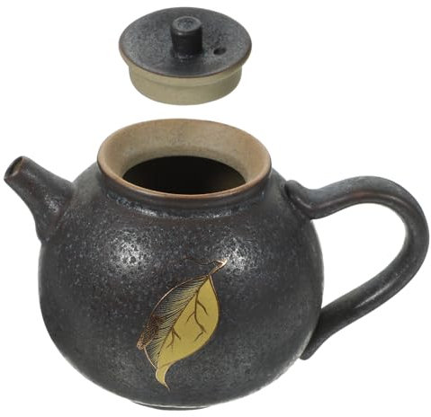 LAPYAPPE Tetera De Cerámica Elegante y Retro Portátil Para Disfrutar Del Té Cualquier Lugar