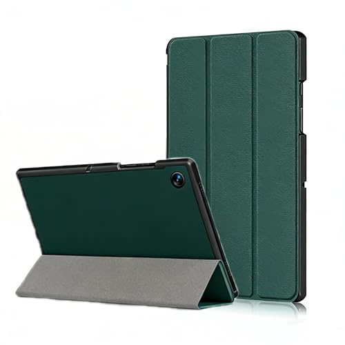 TXWLLIU Hülle für Samsung Galaxy Tab A8 10,5 Zoll 2022/2021 (SM-X200/X205/X207), Dreifach Gefaltete Klappbare Schutzhülle, Dünne Leichte Tablet Schutzhülle mit Auto Wake/Sleep, Grün