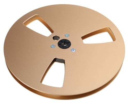 XAGMODSHN 1/4 7inch Empty Reel for Reel to Reel Tape Recorders for Open Reel Sound Deck, Aluminum Alloy Reel