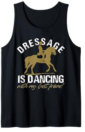 Dressage Dancing Horse Rider Design Tank Top