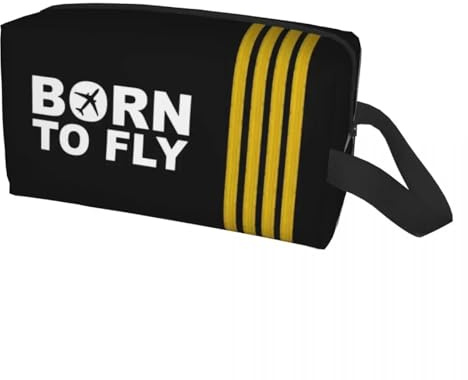 Borse da viaggio Organizzatore cosmetico Scatola per kit Dopp per conservazione Scatola da viaggio Pilota da caccia da viaggio Borsa per articoli igienici Kawaii Aviazione Aereo Trucco regali