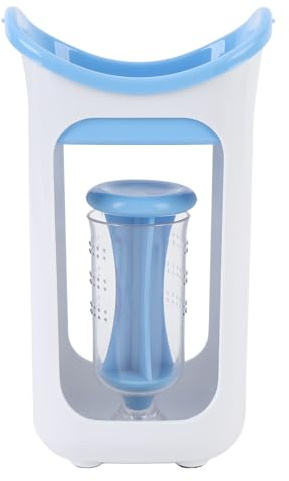 Fabater Sichere Quetschstation aus ABS-Material für Selbstgemachte Kleinkindnahrung, Praktische Beutelfüllstation für Püree-Snacks, Inklusive 10 Unterverpackungsbeuteln, Ideal für (BLUE)