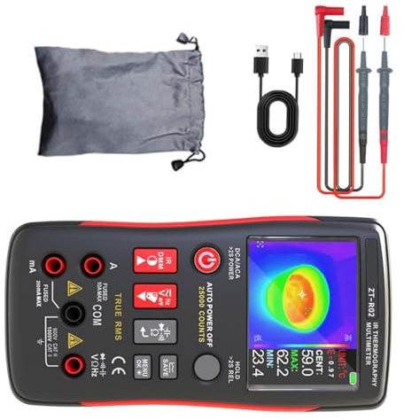 Appareil d'imagerie thermique multifonction pour l'entretien des installations, diagnostics mécaniques et audits énergétiques Caméra d'imagerie thermique