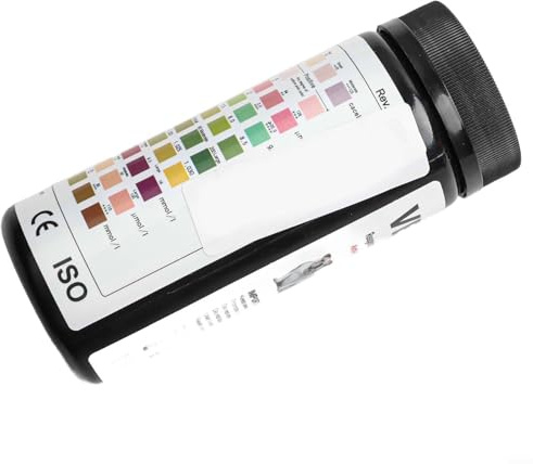 Snowchecking 100 Stück Urin-Teststreifen für Hunde und Katzen, 10 Parameter für die Gesundheit von Haustieren, für Glukose, Ketone, pH-Wert, Protein und Harnwegsinfektionen, schnelle visuelle