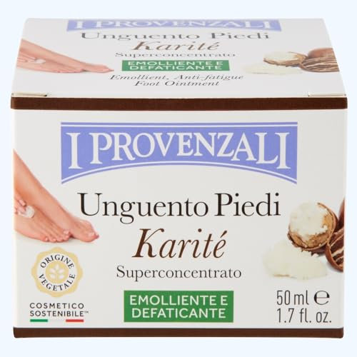 I Provenzali | Unguento Piedi Karitè Superconcentrato, Crema Piedi, 50 ml