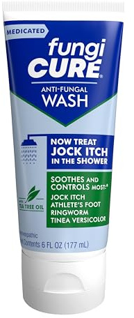 FUNGICURE Medicated Anti-Fungal Jock Itch Wash, 6 Fl Oz
