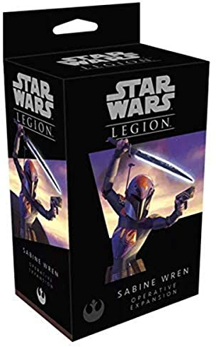 Atomic Mass Games | Star Wars Legion: Rebel Expansions: Sabine Wren Operative | Unit Expansion | Miniatures Game | Ages 14+ | 2 Players | 90 Minutes Playing Time