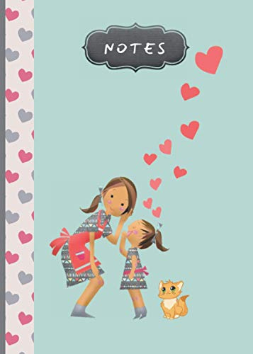 Carnet de notes: en couleur - 15x21 cm - broché - couverture souple - 48 pages lignées - bordure couleur – Maman je t'aime - original fantaisie (French Edition)