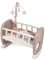 Smoby Toys - Baby Nurse Puppenwiege mit Mobile - Puppenbett mit Wippfunktion für Puppen bis 42 cm - Puppenzubehör für Kinder ab 18 Monaten