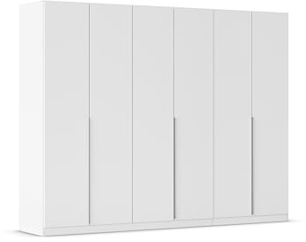 Rauch Möbel Alabama, Kleiderschrank, Farbe Weiß, Breite 271 cm | Schrank, 6-türig, Zubehör Superior, für Schlafzimmer, Kinderzimmer, Homeoffice, Garderobe, Flur