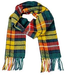 Briomhar Unisex Lambswool Schottenkaro (1er Pack)
