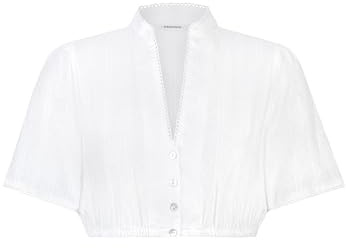 Stockerpoint Women's Tabea Dirndl Blouse, White, 18