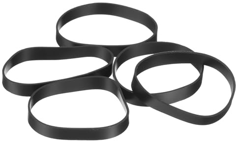 QUARKZMAN 50Pcs Elastique Caoutchouc 30x5mm Anneaux en Caoutchouc, Attaches de Câble, Bandes Élastiques Solides, Antidérapantes pour Enrouler les Cordons, les Sacs, Noir
