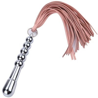 Exotic Whip Reitgerte Exotik Whip Leder Peitsche SM Erotik Peitschen mit Metall Analplug BDSM Flogger Gerte Spanking Rohrstöcke Bdsms Sexspielzeug Hart für Sklaven Fetisch Paar Rollenspiele