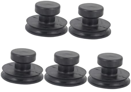 BESTonZON Gummisauggriff für Buddha Klangschalen 8cm Ø 5 Stück Elastisch Bruchsicher Tragbarer Klangschalenzubehör für Meditation Reise