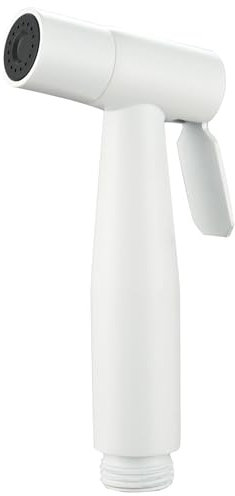 Tecmolog Sprühkopf WC Duschkopf Edelstahl Bidet Handbrause Weiß für Toilette, WS024W