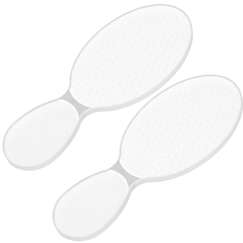 VALICLUD 2 St Nano Glas Fotfil för Pedikyr Dubbelsidig Hud Exfoliering Borttagning av Förhårdnader och Sprucken Hud Tålig och Lätt att för Torra Hälar