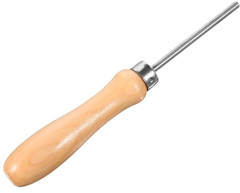 JOINPAYA Outil de Cordage en Bois pour Raquettes de Tennis Badminton et Squash – Poinçon à Cordes Multifonction Accessoire de Fixation et Réparation de Tension Compact et Portable pour