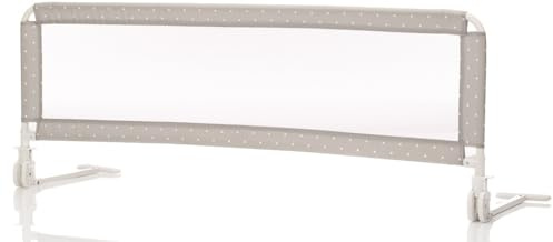 Set Fillikid Bettschutzgitter mit Stoffwindel Blaubär | 135x50cm | Rausfallschutz für Baby & Kinder | hohes klappbares Bettgitter