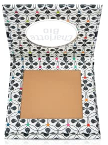 Charlotte Make Up - La Poudre Matifiante Compacte - Maquillage Bio - Teinte : Doré - Fini Mat et Naturel - Texture Légère - Parfaire Le Teint et Fixer le Maquillage - Certifié Bio
