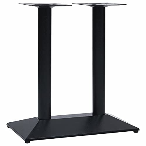 Tidyard Bistrotisch Gestell Tischgestell Untergestell Tischfuß Bistro Gastro Tisch Tischbein Tischfuss Möbelfuß Gusseisen Schwarz 70x40x72cm