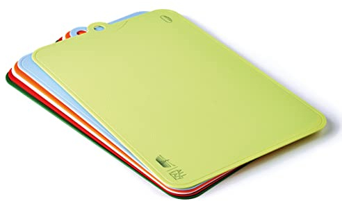 ALL EAZY HOME & KITCHEN Schneidebrett Kunststoff (6er Set) • Brettchen spülmaschinenfest & BPA-frei (35 x 23 x 0,25 cm)