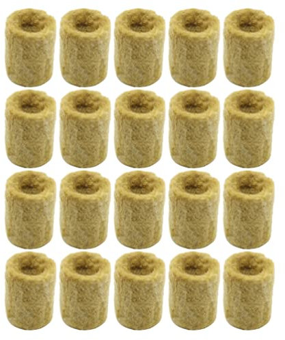 Cabilock 100stücke Steinwolle Anzuchtwürfel Für Pflanzen Hydroponische Nährstoffblöcke Zur Steigerung des Wurzelwachstums Für Anbau Von Blumen Und Gemüse Erdlose Kultur Für Optimale