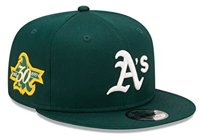 New Era Oakland Athletics MLB 30th Anniversary Sidepatch 9Fifty Snapback Cap Green - S-M (6 3/8-7 1/4)