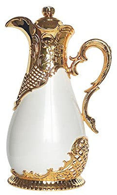 Hervidor de agua árabe for conservación del calor, hervidor de agua caliente for el hogar, hervidor de agua fría, horca de cristal, hervidor de agua caliente, sistema de carcasa de hierro, hervidor de