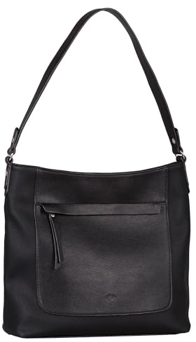 TOM TAILOR Larea Damen Hobo Bag Schultertasche Mittelgroß Schwarz