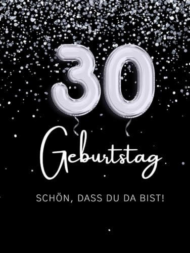 Gästebuch 30. Geburtstag zum Ausfüllen & Ankreuzen | Hardcover Gästebuch Geburtstag 30 Frau Gästebuch Mann lustig | Kreatives Geburtstag Gästebuch mit ... zum Ausfüllen | Originelle Geschenkidee