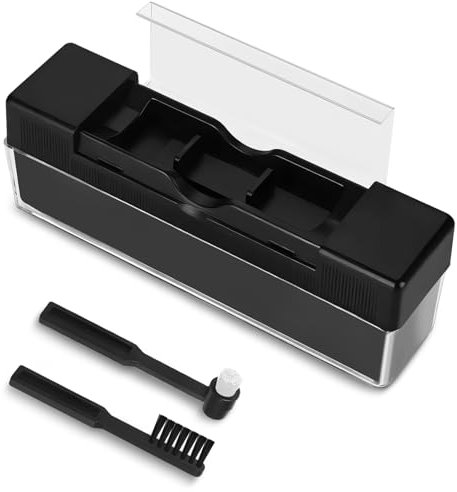 Vinyl Record Cleaner Kit, 3 in 1 Super Soft Velvet Cleaner Vinyl Brush, Anti-Static Vinyl Cleaning Kit for DVD, LP, CD Cleaning and Scratch Removal