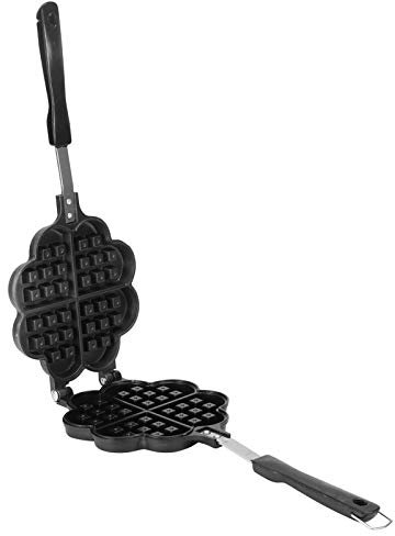 Akozon KP-8 Waffeleisen – Belgisches Waffeleisen mit Antihaftbeschichtung, 20,3 Cm Große Runde Backform, für Selbstgemachte Waffeln, Leicht zu Reinigen, Ideal für