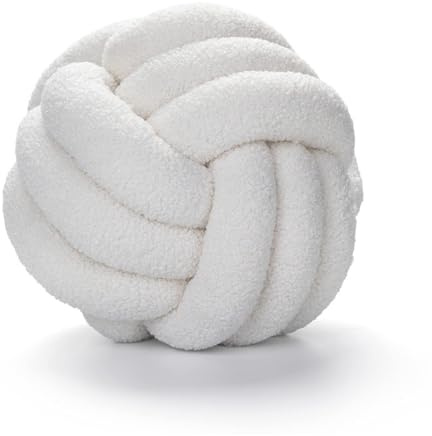 ChongKuan Knotenkissen & Knoten Deko - 22 Farben & 4 Größen - Aesthetic Kissen Ball Für Stilvolle Wohnaccessoires Und Moderne Deko-Ideen (Durchmesser 28CM,2)