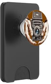 Vintage Brownie Analog SLR Camera Art Photographer Film PopSockets PopWallet for MagSafe