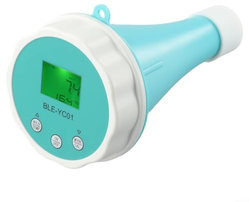 Smart Water Quality Tester, 6-in-1 Digitaler Wasserqualitätstester: pH ORP Temperatur mit App-Steuerung, für Pool, Aquarium, Meerwassersalinität