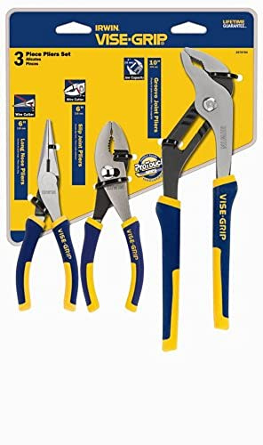 IRWIN Tools 2078704 VISE-Grip Zangen-Set, 3-teilig, Blau